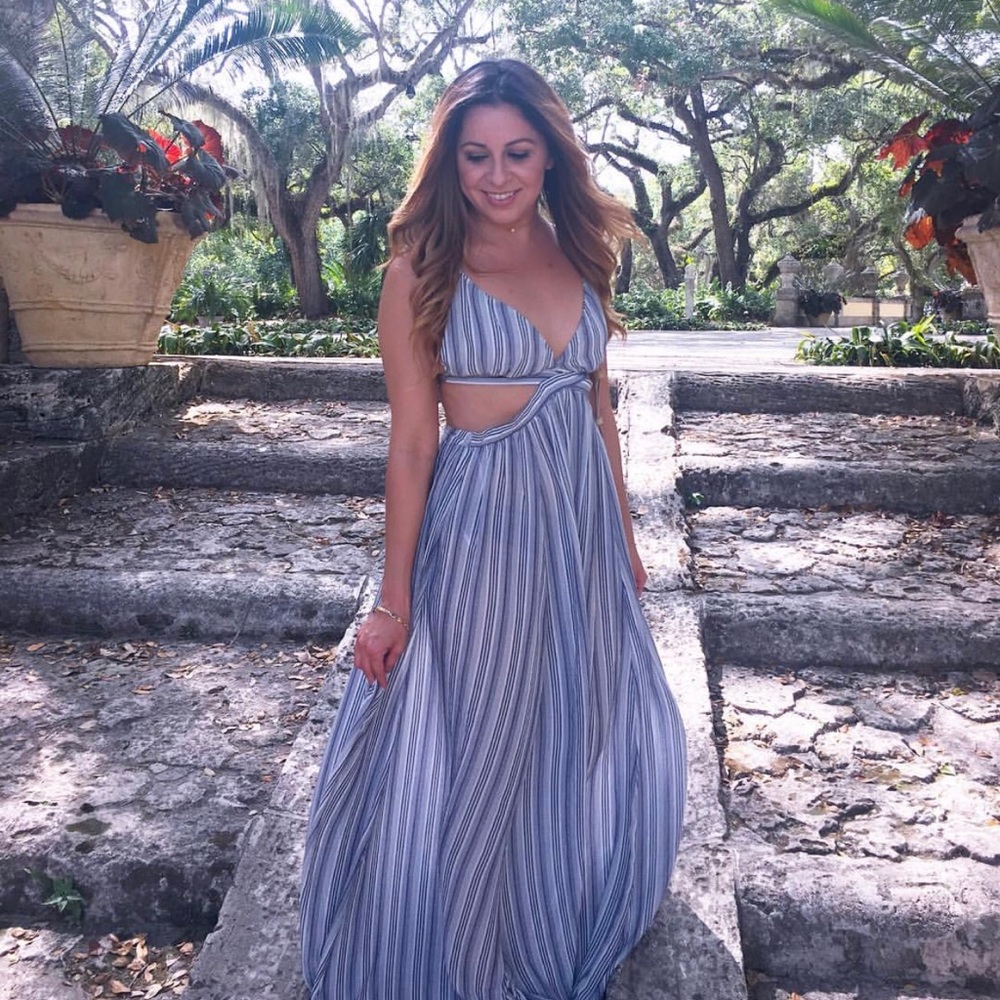 Woman’s long maxi dress